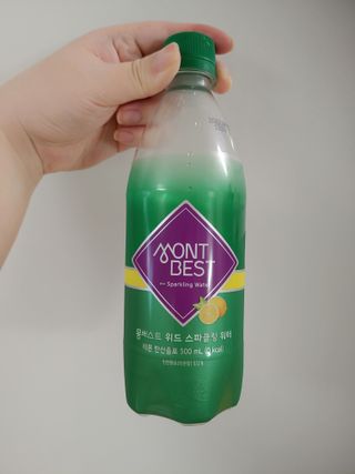 몽베스트 Montbest with Sparkling water Lemon OR Lime 20병(랜덤) — 4점을 준 리뷰어가 2021년 11월 올린 사용 사진