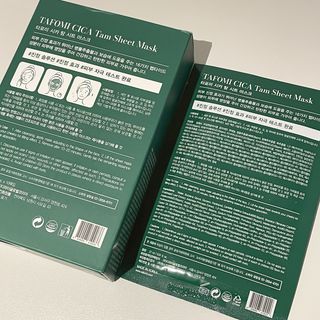 타포미 시카 탐 시트 마스크 27ml — 5점을 준 리뷰어가 2023년 1월 올린 사용 사진