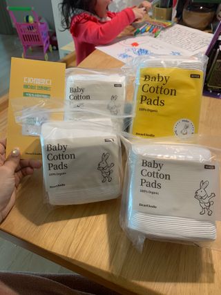 디어엘로디 프리미엄 유기농 베이비 솜티슈 40매 3 + 1 PACK — 4.5점을 준 리뷰어가 2021년 3월 올린 사용 사진