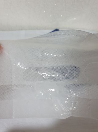 체르엠 그린 케비어 더블워터 마스크팩 5매입  2팩 — 5점을 준 리뷰어가 2021년 12월 올린 사용 사진