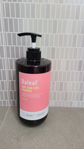달리프 진저 베러 퍼퓸 탈모 완화 샴푸 1000ml 향 3종 — 5점을 준 리뷰어가 2021년 2월 올린 사용 사진