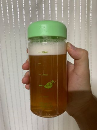 뉴트리션팩토리 하드코어버닝티 오리지널 — 5점을 준 리뷰어가 2021년 9월 올린 사용 사진