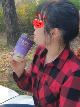 바리스타룰스 돌체 라떼 — 5점을 준 리뷰어가 2023년 4월 올린 사용 사진