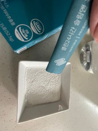 클린24시간 슬림앤유산균 1박스 (3.5g X 15포) — 5점을 준 리뷰어가 2023년 5월 올린 사용 사진
