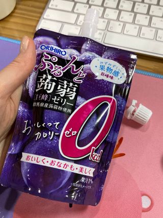 ORIHIRO 오리히로 곤약젤리 제로칼로리 130g 4종 4팩(맛별로 1팩씩) — 4.5점을 준 리뷰어가 2023년 3월 올린 사용 사진