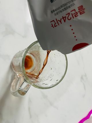 클린24시간 1BOX(5포) + 전용보틀(500ml) — 5점을 준 리뷰어가 2023년 2월 올린 사용 사진