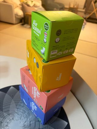 에어퀸 뉴브레스 유기농 생리대 4종 (팬티라이너 20P + 중형 10P + 대형 10P + 오버나이트 8P)_체험단 — 4.5점을 준 리뷰어가 2024년 5월 올린 사용 사진