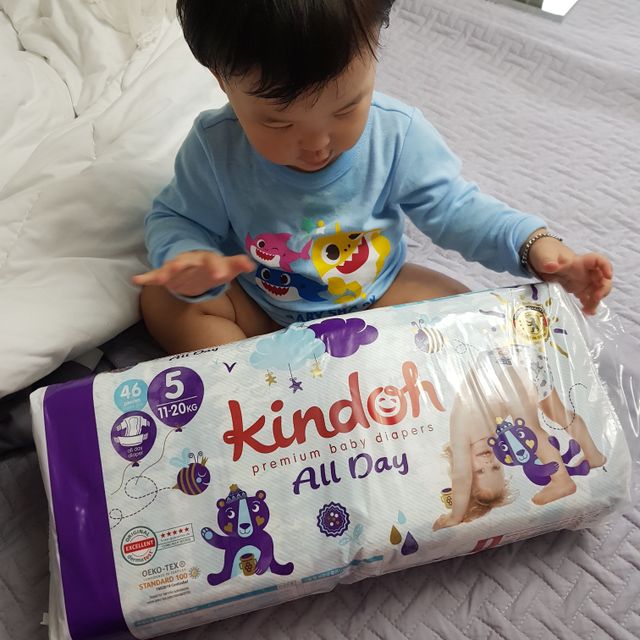 킨도 올데이 밴드형 기저귀 1팩 리뷰 사진