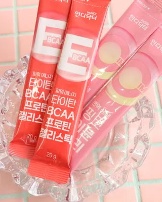 인디닥터 면역 생생 핑크 이뮨 젤리 + 타이탄 BCAA 프로틴 젤리스틱 — 5점을 준 리뷰어가 2022년 3월 올린 사용 사진