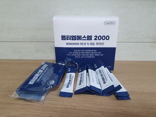 바른비타민 옵티엠에스엠2000 1박스 60포 관절 연골 복합건강기능식품 — 4점을 준 리뷰어가 2021년 6월 올린 사용 사진