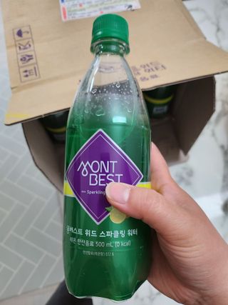 몽베스트 Montbest with Sparkling water Lemon OR Lime 20병(랜덤) — 5점을 준 리뷰어가 2022년 12월 올린 사용 사진