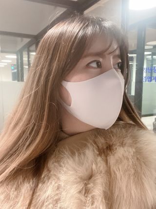 [에이블밤부] 리퓨어 쿠퍼 마스크 10color — 5점을 준 리뷰어가 2021년 2월 올린 사용 사진
