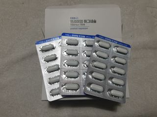 [푸름웰니스] 프리미엄 마그네슘 (1000mgX180정) — 4점을 준 리뷰어가 2022년 3월 올린 사용 사진
