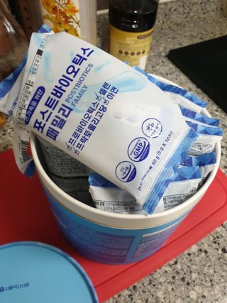 서울약사신협_포스트바이오틱스패밀리_5g x 100포 — 5점을 준 리뷰어가 2021년 3월 올린 사용 사진