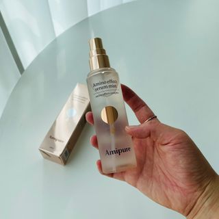아미퓨어 아미노이펙트 세럼미스트 피부에 착 붙는 고보습 수분충전 간편 휴대 안개분사 속건조를 위한 꿀템 — 3.5점을 준 리뷰어가 2021년 6월 올린 사용 사진