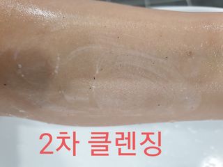소담스퀘어 상암 유벨르 듀블랑 클렌징 폼 — 5점을 준 리뷰어가 2022년 11월 올린 사용 사진