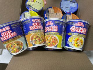 NISSIN 닛신 컵누들  4종 - 씨푸드오리지날, 씨푸드 스파이시, 씨푸드 커리, 씨푸드 XO소스 — 5점을 준 리뷰어가 2023년 1월 올린 사용 사진