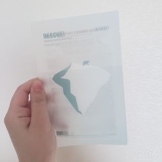 에이스노 레스큐 이미디에이트 수딩 시트마스크 — 5점을 준 리뷰어가 2021년 12월 올린 사용 사진