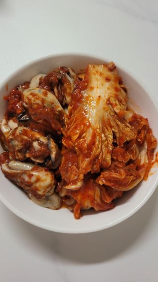 셰프애찬 별미김치 굴겉절이 1kg — 5점을 준 리뷰어가 2022년 12월 올린 사용 사진