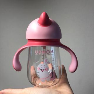 유비맘 트라이탄 코니빨대컵_컬러 랜덤 발송 — 5점을 준 리뷰어가 2020년 12월 올린 사용 사진