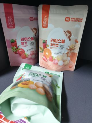 아비삭라이스볼 3종 /딸기,후르츠,단호박 — 5점을 준 리뷰어가 2021년 4월 올린 사용 사진