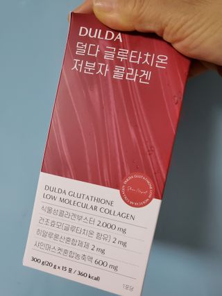 [덜다] 글루타치온 저분자 콜라겐 (20g x 15포) — 5점을 준 리뷰어가 2023년 8월 올린 사용 사진