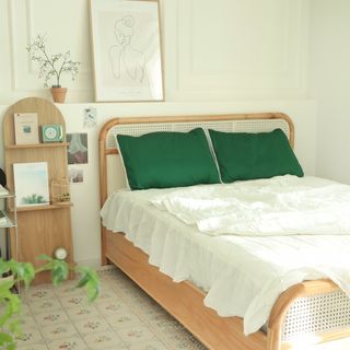 의식주의 비건 인증 오가닉 순면 베개 커버 레이어 커플 세트 — 5점을 준 리뷰어가 2023년 3월 올린 사용 사진