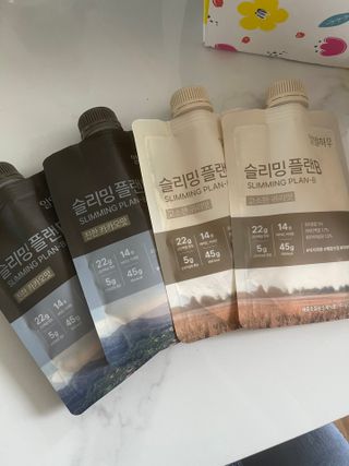 일일하우 슬리밍 플랜B 고소한 귀리맛, 진한 카카오맛 (체중조절식) — 5점을 준 리뷰어가 2023년 8월 올린 사용 사진
