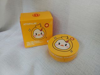 아토팜 톡톡 페이셜 선팩트 SPF43 PA+++ — 5점을 준 리뷰어가 2021년 3월 올린 사용 사진