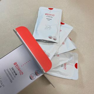 클린24시간 1BOX(5포) + 전용보틀(500ml) — 5점을 준 리뷰어가 2022년 8월 올린 사용 사진