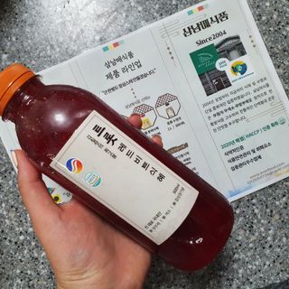 트롯전통식혜 트롯레드비트식혜 1리터 +500리터 — 3점을 준 리뷰어가 2021년 5월 올린 사용 사진