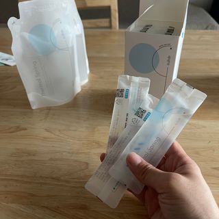 설랩수앤슈, 직접 만들어 쓰는 아기 물티슈 — 5점을 준 리뷰어가 2021년 7월 올린 사용 사진