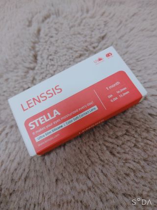 렌시스 LENSSIS [ 렌시스 ] 수채화 색감의 맑은 렌즈 ＃스텔라시리즈  1개월용 ｜ 2컬러 중 택1 ｜ — 4점을 준 리뷰어가 2021년 6월 올린 사용 사진