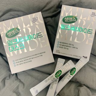셀렉스스포츠 셀렉스 밀크세라마이드 저분자피쉬콜라겐 28포 X 1박스 — 5점을 준 리뷰어가 2021년 5월 올린 사용 사진
