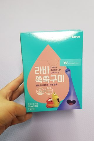 푸름웰니스 라바 쑥쑥구미 36g — 5점을 준 리뷰어가 2022년 4월 올린 사용 사진