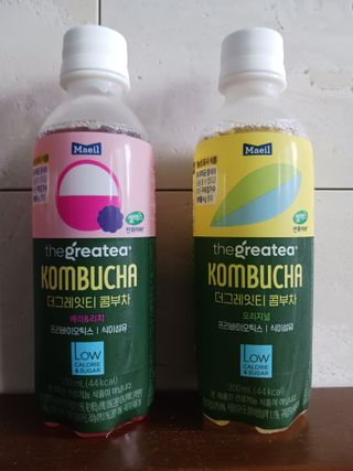 더그레잇티 콤부차 [매일유업] 더그레잇티 44kcal 콤부차 300ml *12개입 (오리지널 6개+베리리치 6개) — 5점을 준 리뷰어가 2023년 7월 올린 사용 사진
