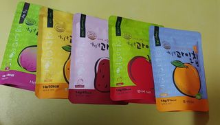 아비삭과일칩 5종 /딸기,사과,배,귤,무화과 5종 — 5점을 준 리뷰어가 2021년 4월 올린 사용 사진