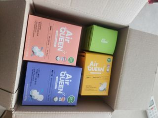 에어퀸 뉴브레스 유기농 생리대 4종 (팬티라이너 20P + 중형 10P + 대형 10P + 오버나이트 8P)_체험단 — 4.5점을 준 리뷰어가 2024년 8월 올린 사용 사진