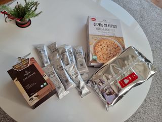 씨알푸드 유기농 쌀 시리얼 390g + 갓 구운 유기농 발아통곡물 150g — 5점을 준 리뷰어가 2021년 12월 올린 사용 사진
