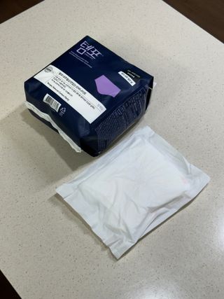 N[템포 ] 패드 내추럴 순면 입는 오버나이트 5P * 2개 — 5점을 준 리뷰어가 2024년 6월 올린 사용 사진