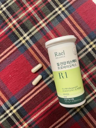 라엘 밸런스 3종 (질 건강 리스펙타 프로바이오틱스, 월경케어 보라지유, 요로건강 크랜베리) 랜덤 증정 1개 — 5점을 준 리뷰어가 2022년 12월 올린 사용 사진