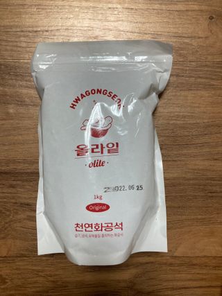 올라잍 천연화공석 — 4.5점을 준 리뷰어가 2022년 7월 올린 사용 사진