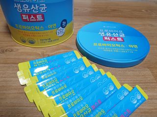 헬스업 프로바이오 생유산균 퍼스트 新 — 5점을 준 리뷰어가 2021년 6월 올린 사용 사진
