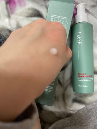 플리프 시카-알로에 카밍 올인원 200ml — 5점을 준 리뷰어가 2021년 1월 올린 사용 사진
