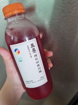 트롯전통식혜 트롯레드비트식혜 1리터 +500리터 — 5점을 준 리뷰어가 2021년 5월 올린 사용 사진