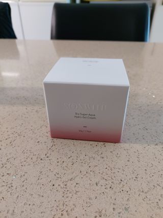 SOONWITH 바이오 수퍼 아쿠아 하이드로 젤 크림 — 5점을 준 리뷰어가 2021년 4월 올린 사용 사진