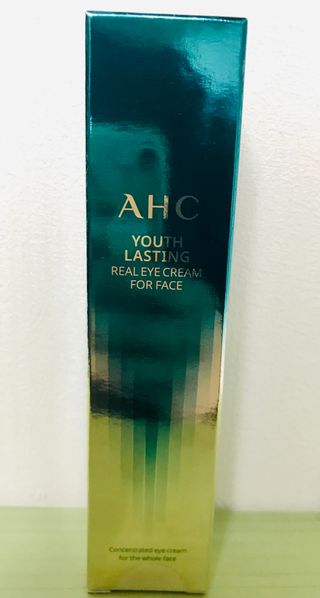 [NEW 탄력유턴 아이크림] AHC 유스 래스팅 리얼 아이크림 포 페이스 — 5점을 준 리뷰어가 2021년 1월 올린 사용 사진