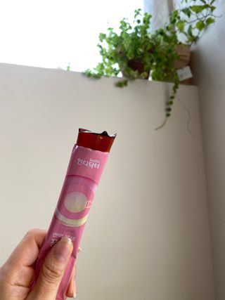 인디닥터 면역 생생 핑크 이뮨 젤리 + 타이탄 BCAA 프로틴 젤리스틱 — 5점을 준 리뷰어가 2022년 5월 올린 사용 사진