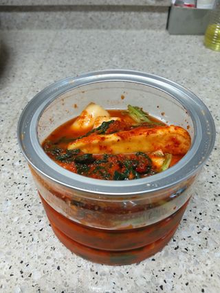 셰프애찬 알타리김치 총각김치 1kg — 5점을 준 리뷰어가 2022년 10월 올린 사용 사진
