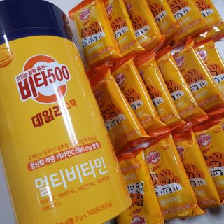 광동생활건강 프리 [광동] VB와 VC를 함유한 멀티 비타민 비타 500 데일리 스틱 180포 — 4점을 준 리뷰어가 2022년 8월 올린 사용 사진